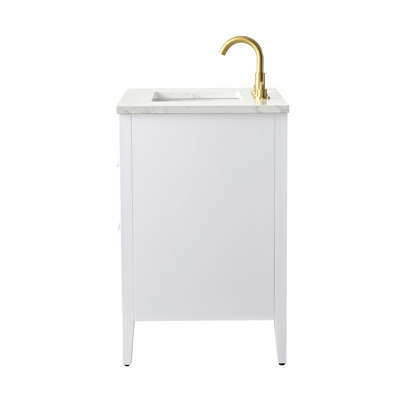 Emma 30" W Single Vanity, White