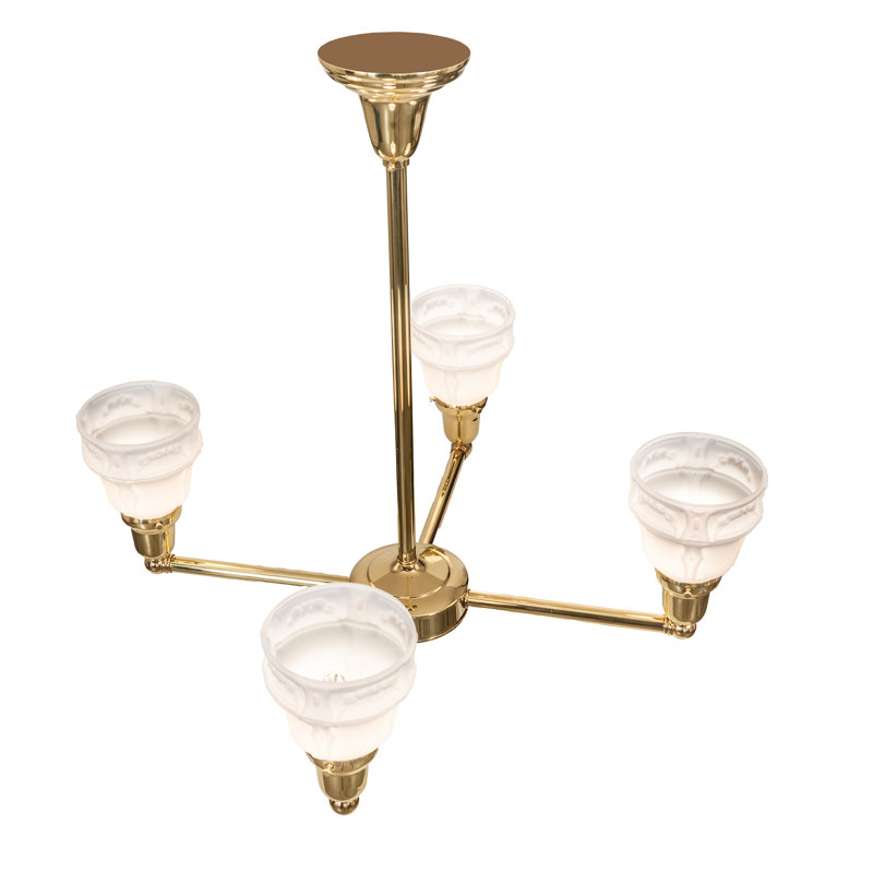 28" Wide Revival Garland 4 Light Chandelier