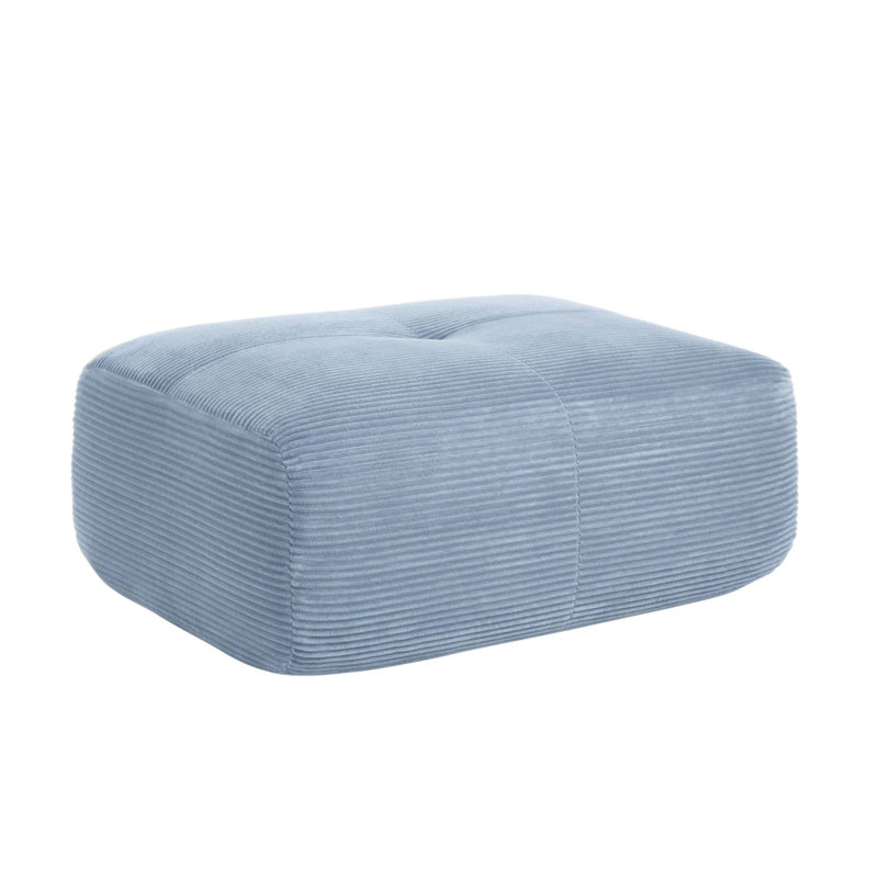 Canapé d'angle avec coussins en velours côtelé doux, aucun assemblage requis, base antidérapante pour plus de stabilité et de confort