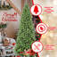 Arbre de Noël mince avec support en métal-1905001952