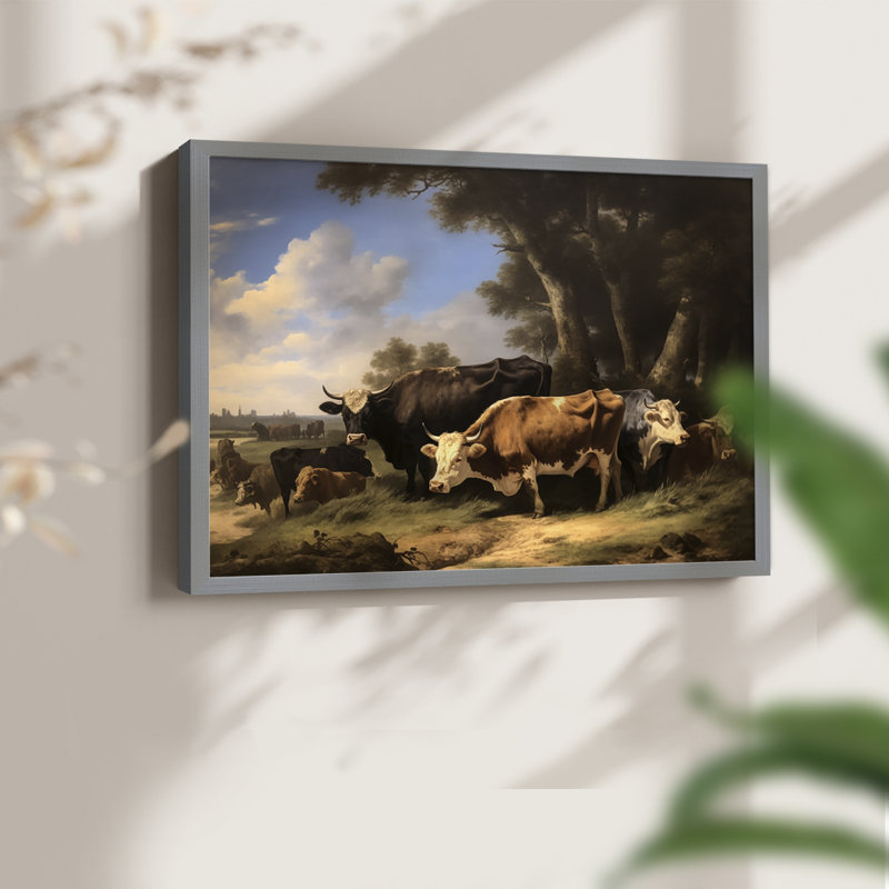 Faune, série XXL, reproduction encadrée, H 22 po x l 28 po, Gris