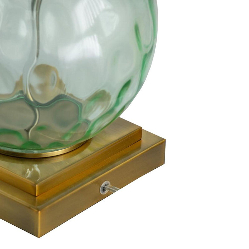 Lampe de table verte 29 po