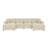 Corduroy U-Shaped Sectional-2112894714