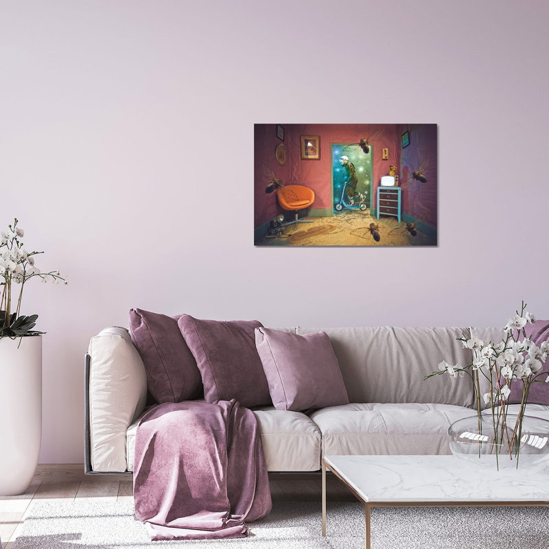 «The Lonely Astronaut XVIII» par Karen Jerzyk - impression non encadrée, H 16 po x l 24 po x P 0,25 po