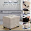 Petit repose-pieds avec rangement Home