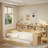 Multifunctional Wooden Daybed With Storage Shelves, Study Desk And Trundle-1271347267-1271347264