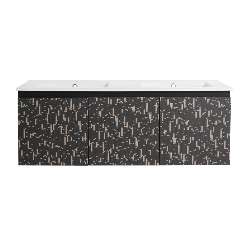 47.6'' Double Bathroom Vanity with Top