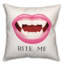  Bite Me Vampire Throw Pillow-1666990173