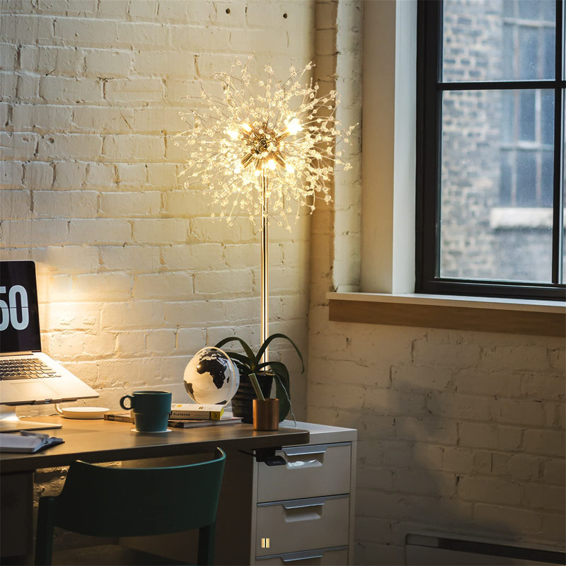 Alferd 175cm Task Floor Lamp, Gold