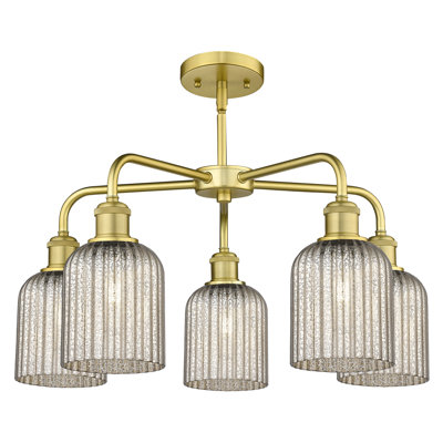 Ballston - Trig - 5 Light 23" Stem Hung Chandelier