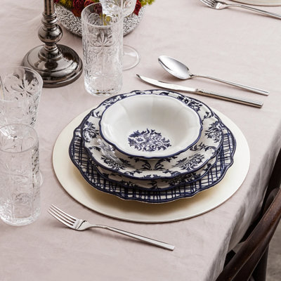 Remeika Karaca Ceramic Dinnerware Set - Service for 6