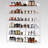 Bamboo White Multi-Tier Free Standing Stackable Shoe Rack for Entryway