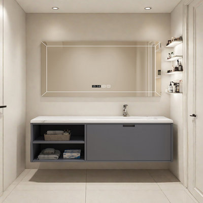 Simple and modern bathroom cabinet