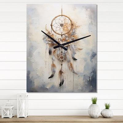 Thread Of Dreams Dreamcatcher - Horloge murale Dream Catcher