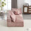 Chenille rose avec un design confortable et élégant confortable pour un espace de vie chaleureux et invitant-121096938
