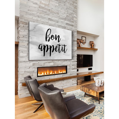 Bon Appetit by Diana Alcala - Textual Art on Canvas