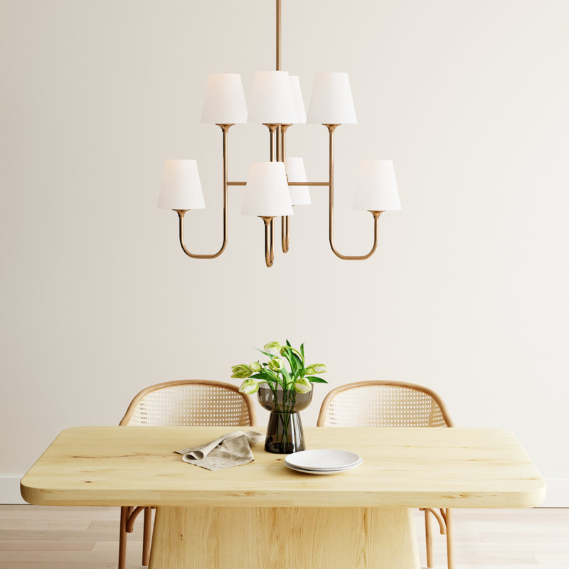 Lane 8-Light Chandelier, Vibrant Gold