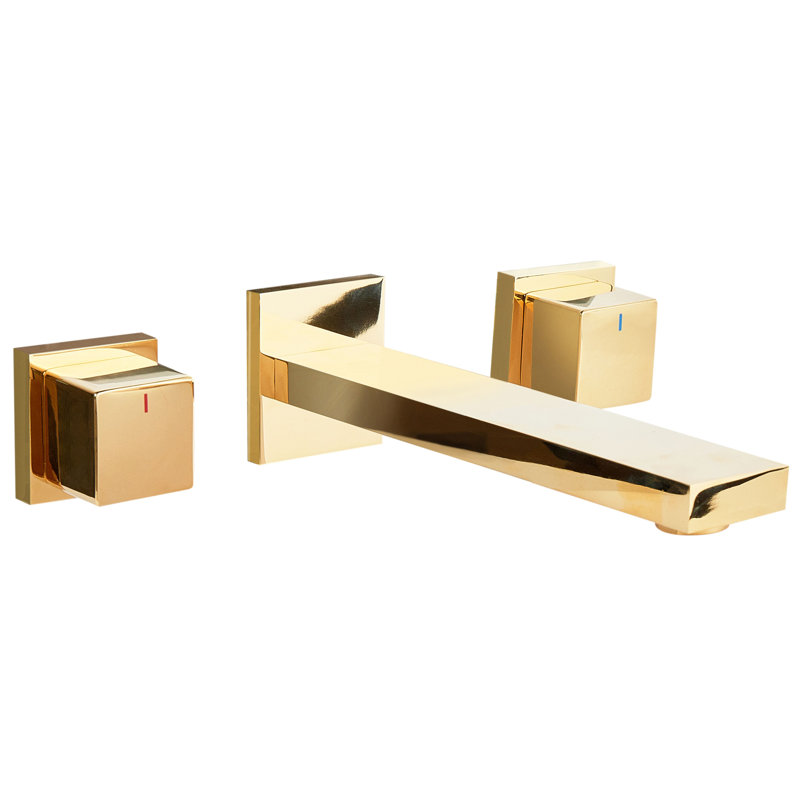 Wall Mounted Basin Mixer Tap PAILON, Gold