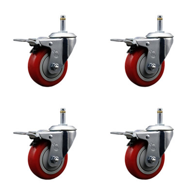 Polyurethane Swivel Stem Caster