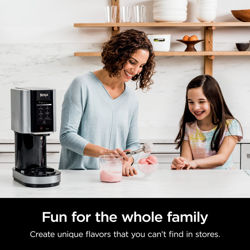 Ninja Silver 0.5qt Automatic Ice Cream and Yogurt Maker