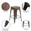 Tabouret à hauteur de comptoir 24 po Gladus-1635336335-1740275199-1740275195