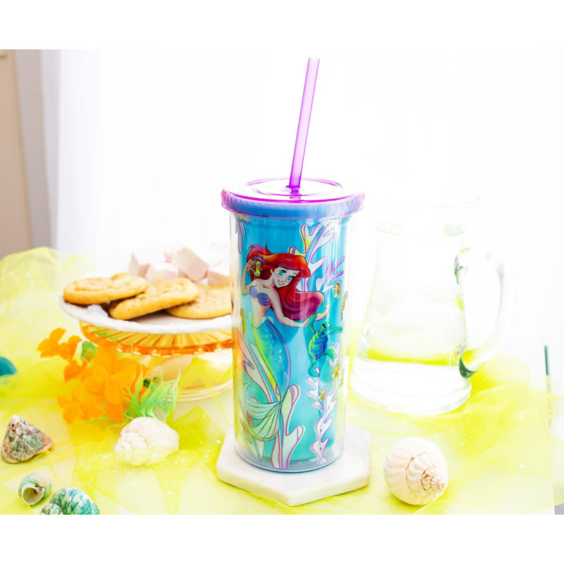 Disney The Little Mermaid Ariel and Friends Colour-Changing Plastic Tumbler