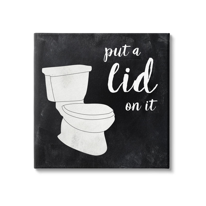 «Put Lid On It», CAD Designs - Impression sur toile tendue, H 17 po x l 17 po x P 1,5 po
