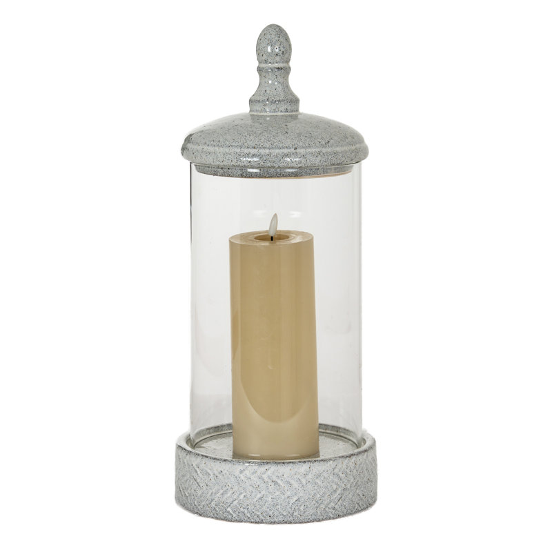 Andrian Glass Candle Accessories, 50cm H x 21cm W x 21cm D
