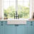 30"L X 19" W Farmhouse/Apron Front White Ceramic Kitchen Sink
