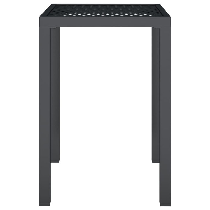 Lillya Square Metal Outdoor Side Table , 50cm cm W 50cm cm D