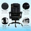 Fauteuil de massage inclinable à dossier haut avec support lombaire, repose-pieds, dossier inclinable, hauteur réglable-2099850525
