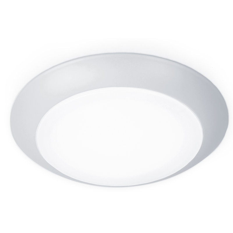 Padulsky Acrylic LED Flush Mount, 1.13" H x 5.9" W x 5.9" D