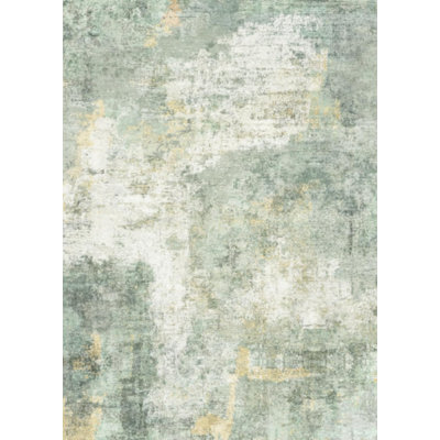 9x12 Area Rug for Living Room- Modern Abstract Machine Washable Rug Large Area Rug Indoor Stain Resistant Carpet for Bedroom Non-Slip Low Pile Soft Room Decor 9X12 Sage Green