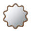 Miroir d'appoint unique à cadre en bois pour la décoration intérieure, rehaussant l'espace et le style