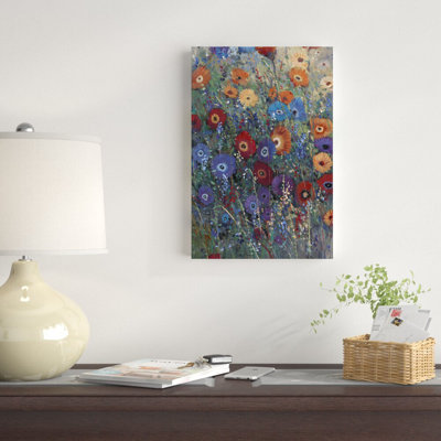 Reproduction d’art sur toile tendue « Flower patch I » par Timothy e Toole