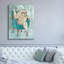  «Chill Sloth 1» par Cindy Jacobs, art mural sur toile, 40 po x 54 po