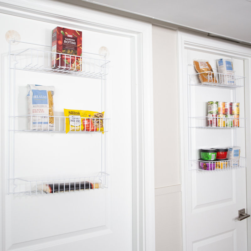 6-Tier Over the Door Organizer - Adjustable Pantry Rack for Kitchen Storage and Organization