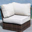 Chaise de patio avec coussins confortables