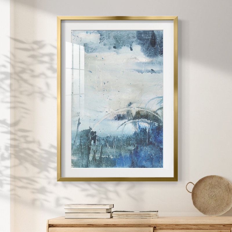 Coastal Seas II - impression encadrée, H 28,5 po x l 20,5 po, Doré
