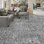 Wool Ikat Area Rug in Silver-70393158