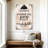 Home Poop Typography Canvas Print-92497636