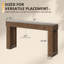Table d'appoint 63 "pour couloir étroit avec finition aspect bois-241975846