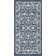 Tapis d'intérieur rétro ardoise / ivoire Lafever