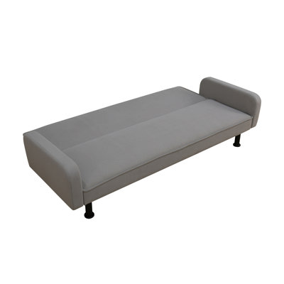 Upholstered Flannel Convertible Sleeper Sofa by Ebern Designs