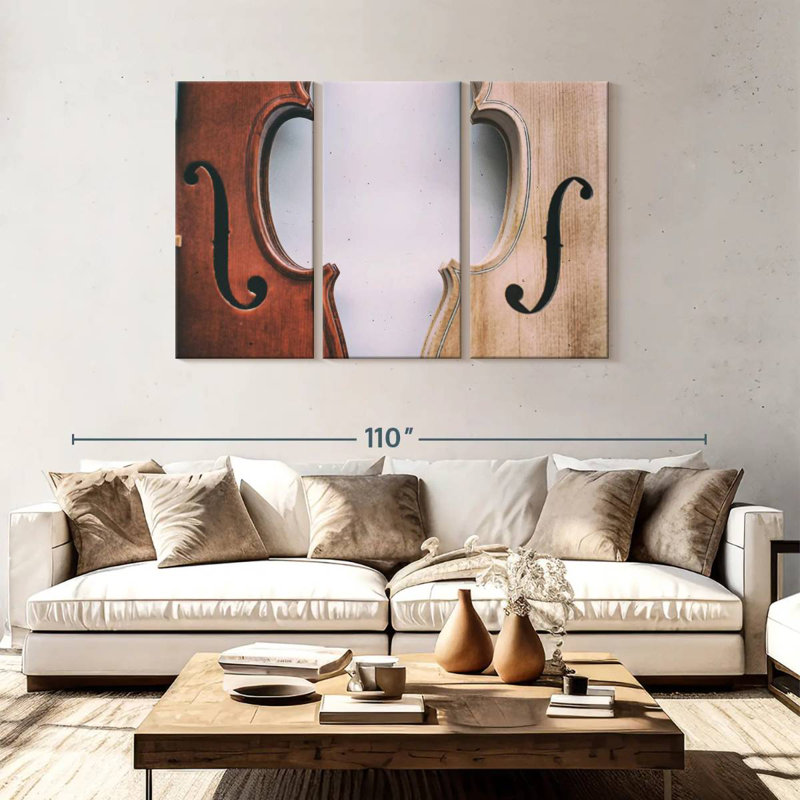 Abarca Violin Embellishments, 48" H x 74" W