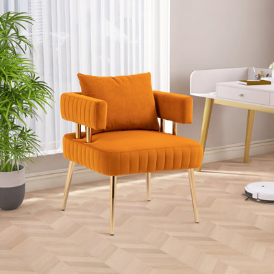 Chaise avec accoudoirs d'appoint