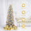 Arbre de noël artificiel argenté 6 pi