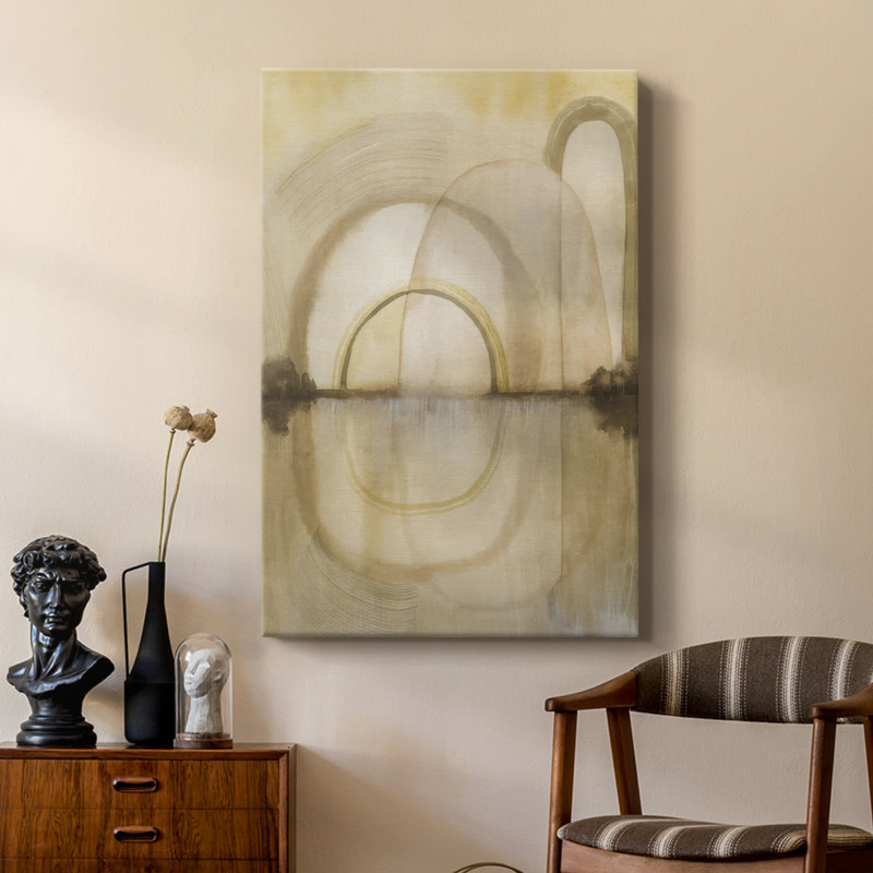 Doux reflets dorés I - galerie Cavas sur mesure, H 18 po x l 12 po