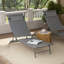 Lounge Chair Outdoor Set of 2, Folding Adjustable Chaise Lounge