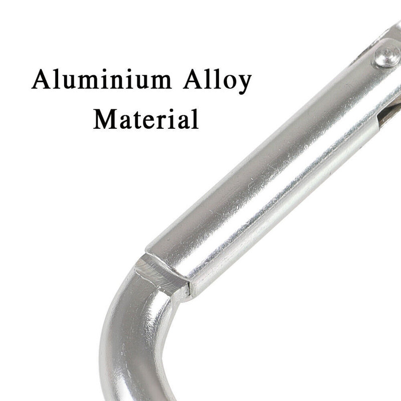 Paquet de 100 mousquetons en aluminium